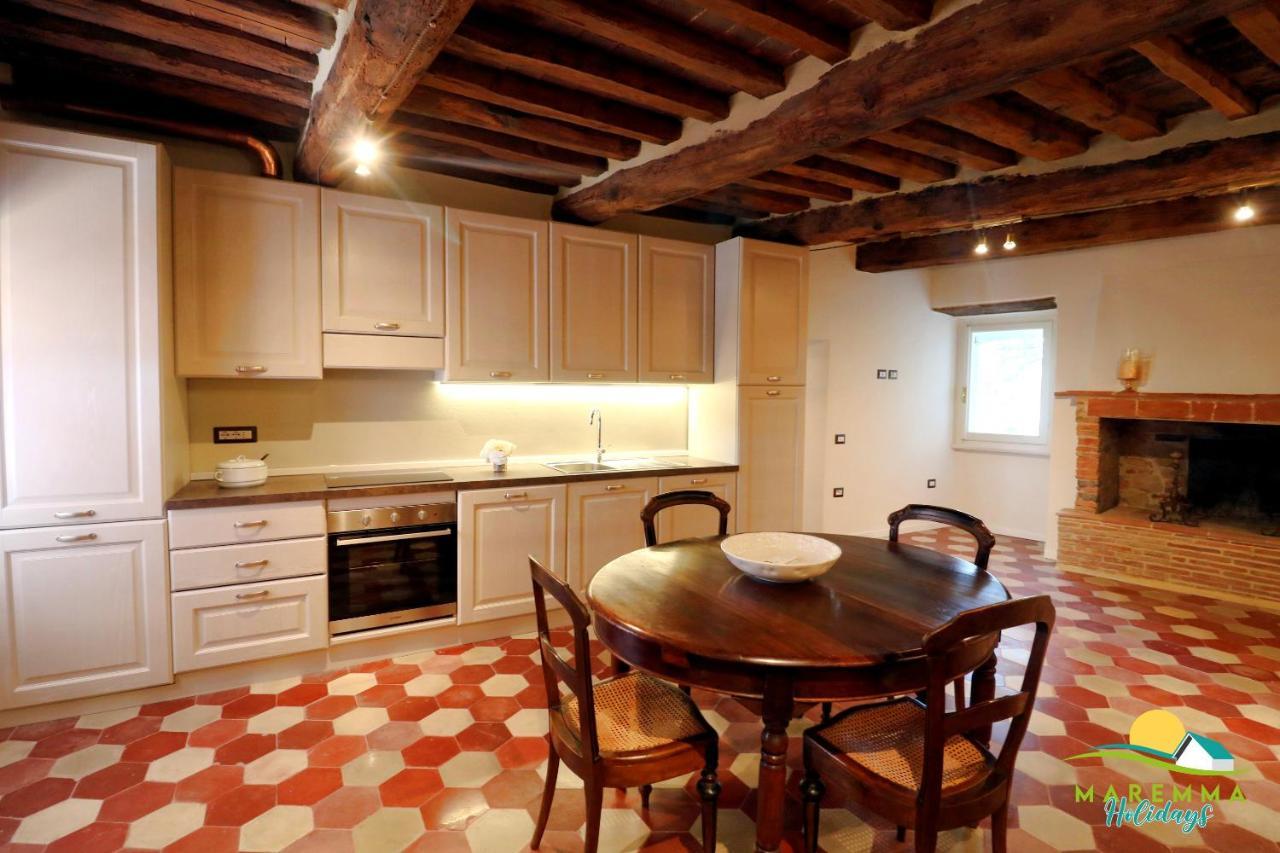 Maremma Holidays- La Casa Di Rocca Scarlino Luaran gambar